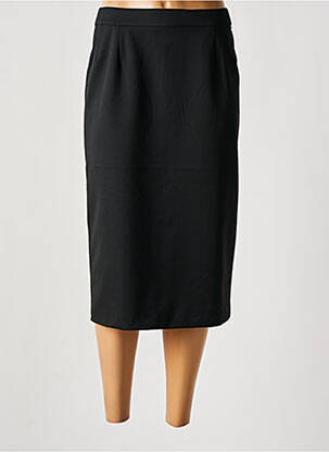 Jupe mi-longue stretch noir FRED SABATIER femme