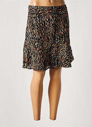 Jupe courte doublure noir TRAMONTANA femme