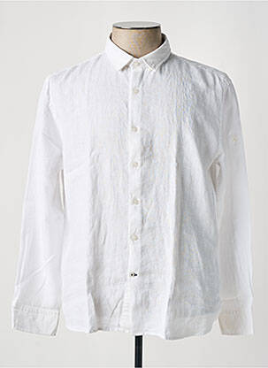 Chemise manches longues blanc LA SQUADRA pour homme