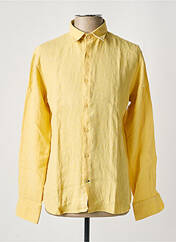 Chemise manches longues jaune LA SQUADRA pour homme seconde vue