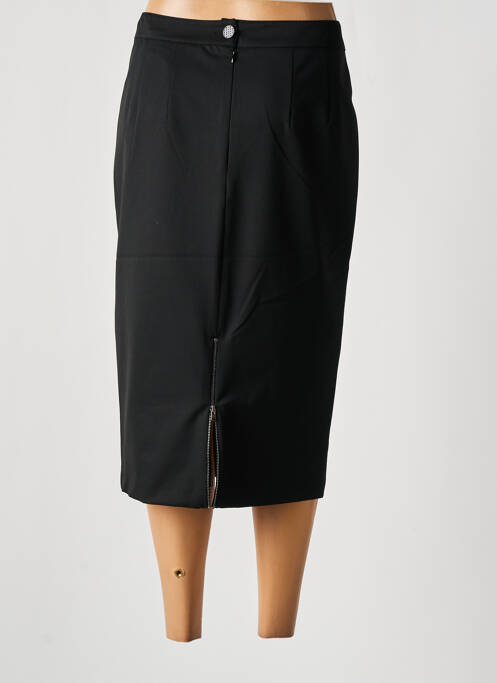 Jupe mi-longue noir FRED SABATIER pour femme