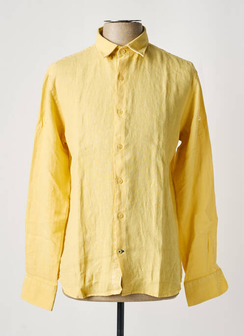 Chemise manches longues jaune LA SQUADRA pour homme