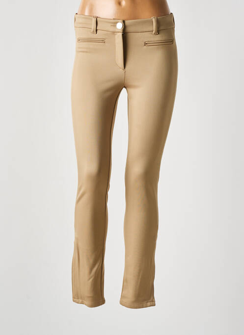 Pantalon slim beige ZERRES pour femme