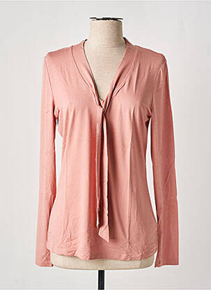 Top stretch manches longues rose SOYACONCEPT femme