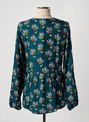 Blouse tissage popeline manches longues vert MADO ET LES AUTRES femme