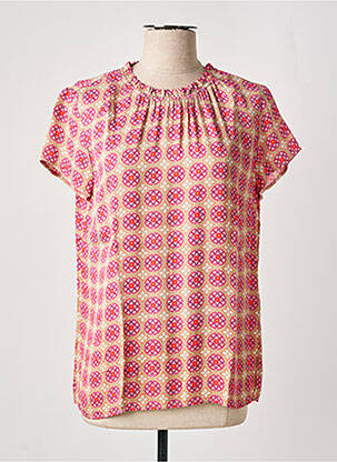 Blouse imprimé fleurs manches courtes beige BETTY BARCLAY femme