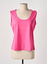 Débardeur coupe droite sans manche rose PAUL BRIAL femme