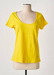 T-shirt jaune PAUL BRIAL pour femme seconde vue