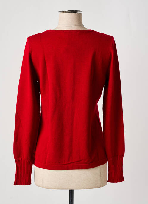 Gilet manches longues rouge BETTY BARCLAY pour femme