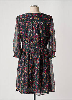 Robe courte manches longues manches longues bleu THE KORNER femme