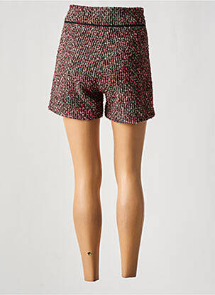 Short taille à pinces taille haute rose SUNCOO femme