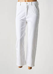 Pantalon 7/8 blanc REIKO pour femme seconde vue