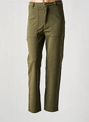 Pantalon droit vert REIKO pour femme seconde vue