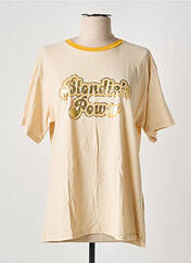 T-shirt beige REIKO pour femme seconde vue