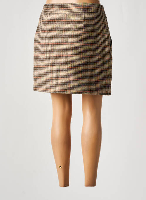 Jupe courte poches beige SUNCOO femme