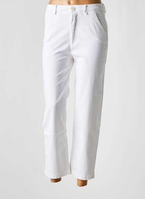 Pantalon 7/8 blanc REIKO pour femme