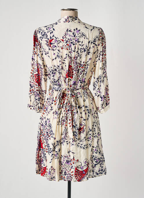 Robe courte beige SEE U SOON pour femme