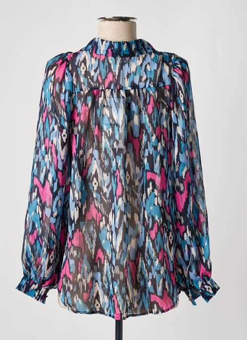 Top bleu GRACE & MILA pour femme