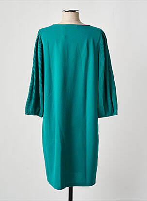 Robe mi-longue manches 3/4 manches 3/4 vert VERO MODA femme