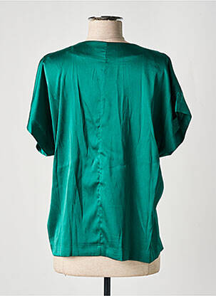Blouse col v manches courtes vert B.YOUNG femme