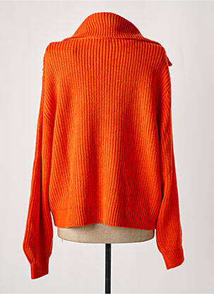 Pull col v manches longues orange VERO MODA femme