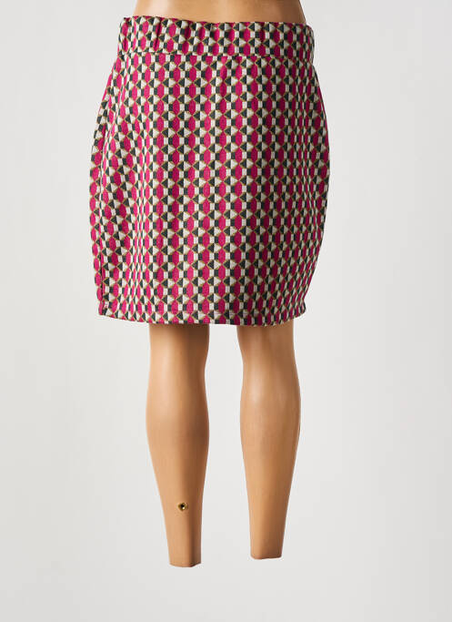 Jupe courte rose B.YOUNG pour femme