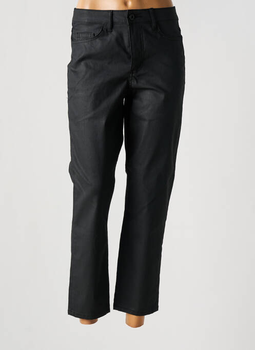 Pantalon droit noir ICHI pour femme