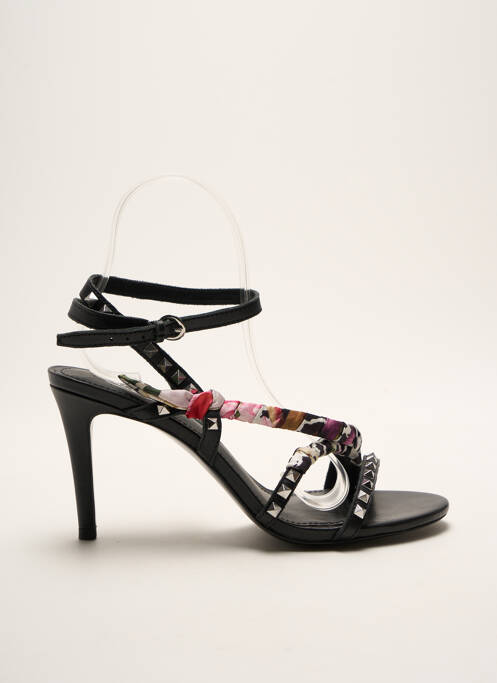 Sandales/nu pieds talon aiguille talon de 7 à 9cm noir ASH femme