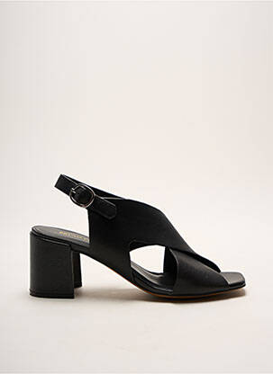 Sandales/nu pieds matière lisse talon de 4 à 6cm noir BRUNO PREMI femme