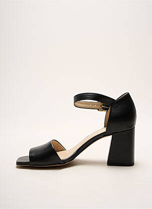 Sandales/nu pieds matière lisse talon de 4 à 6cm noir HOGL femme