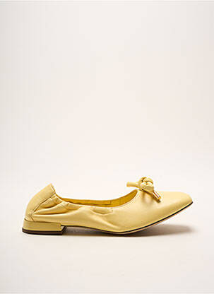 Ballerines matière lisse talon plat jusqu'à 3cm jaune HOGL femme