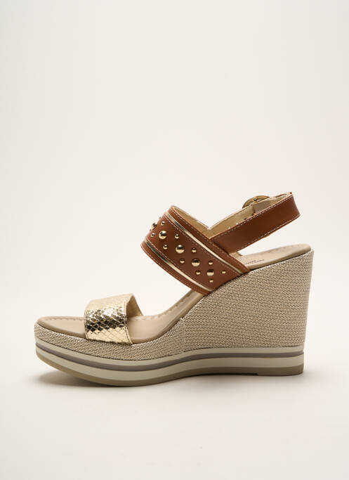 Sandales/Nu pieds marron NERO GIARDINI pour femme