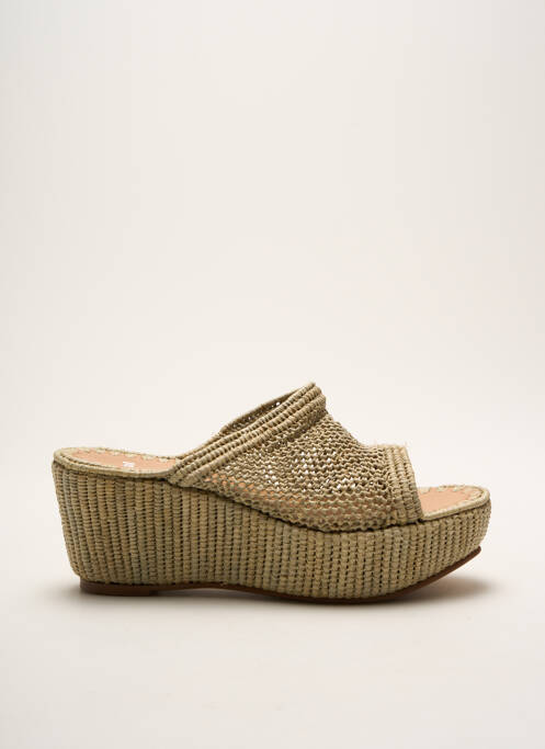 Mules/Sabots vert NIMAL pour femme