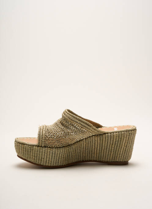Mules/Sabots vert NIMAL pour femme
