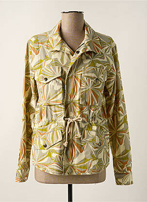Veste casual coupe droite vert STORIATIPIC femme