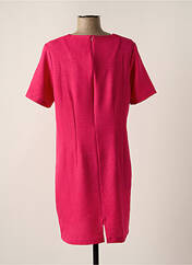 Robe courte rose ELEANE pour femme seconde vue