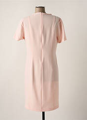 Robe mi-longue rose MODISSIMO pour femme seconde vue