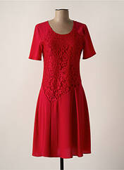 Robe mi-longue rouge GUY DUBOUIS pour femme seconde vue