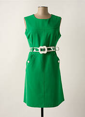 Robe mi-longue vert HIPPOCAMPE pour femme seconde vue