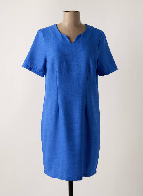 Robe courte bleu ELEANE pour femme