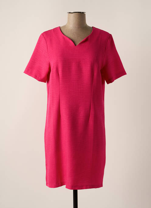 Robe courte rose ELEANE pour femme