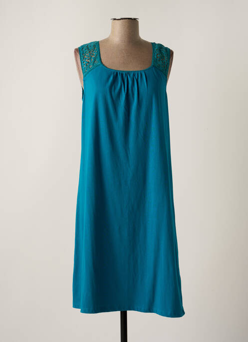 Robe mi-longue bleu AGATHE & LOUISE pour femme