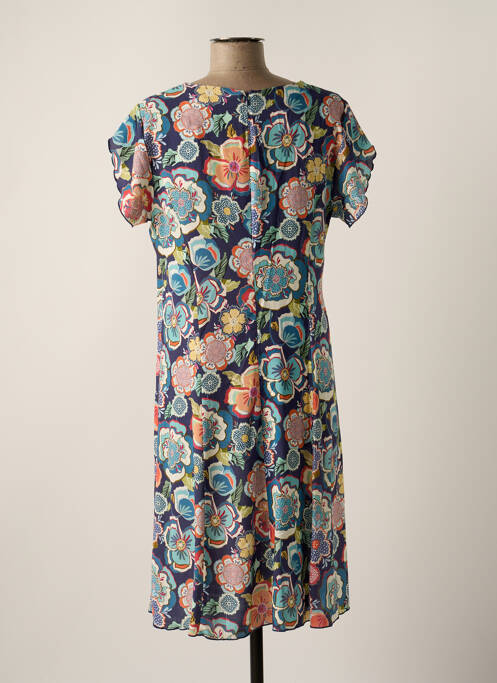 Robe mi-longue bleu GEVANA pour femme