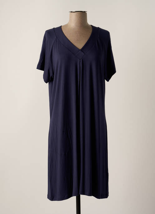 Robe mi-longue bleu HAJO pour femme