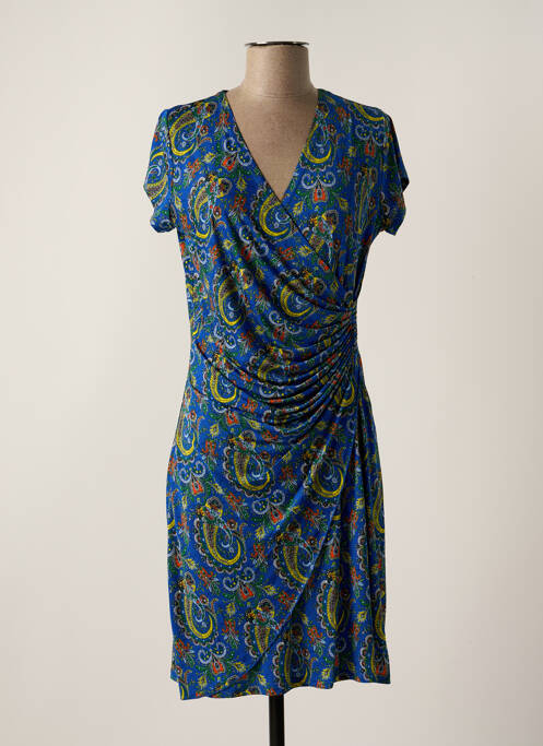 Robe mi-longue bleu REVD'ELLE pour femme