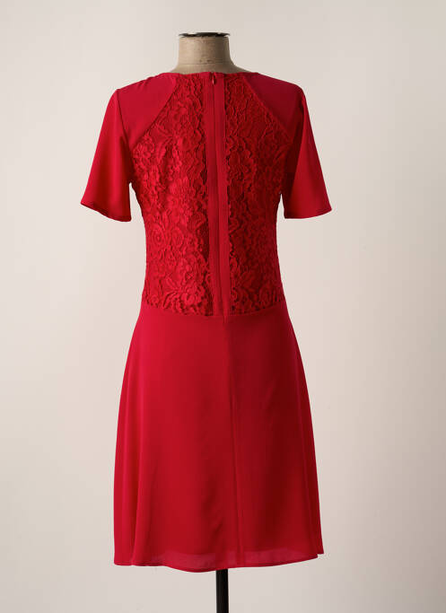 Robe mi-longue rouge GUY DUBOUIS pour femme
