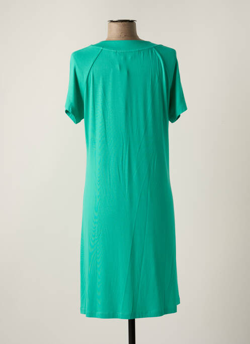 Robe mi-longue vert HAJO pour femme