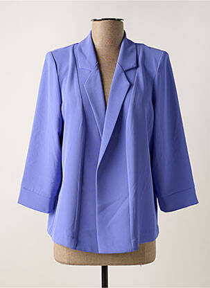 Blazer epaulette violet GEVANA femme
