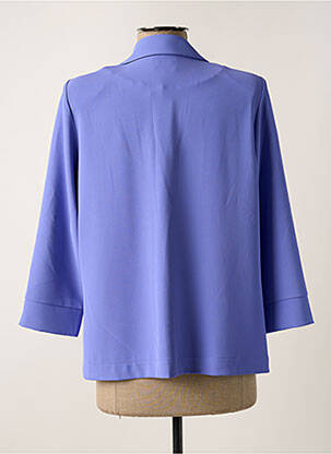 Blazer epaulette violet GEVANA femme