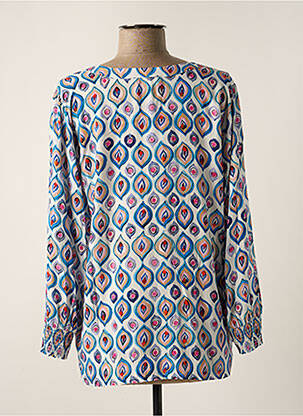 Blouse manches longues manches longues bleu SIGNE NATURE femme